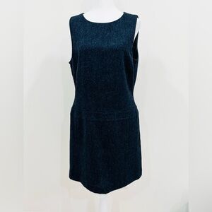 Hobbs Women's dark gray sundress dress wool‎ with pockets, sleeveless Size 10